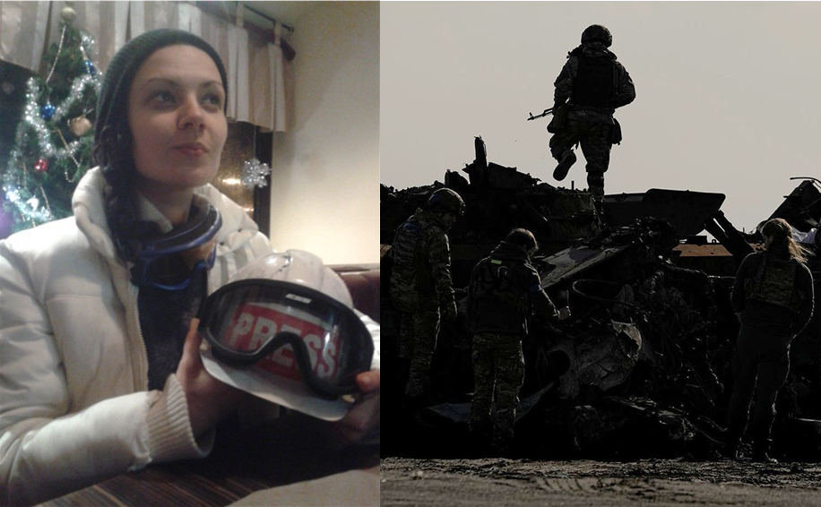 Ukrainian Journalists Reporting Amidst Bombs to Document War